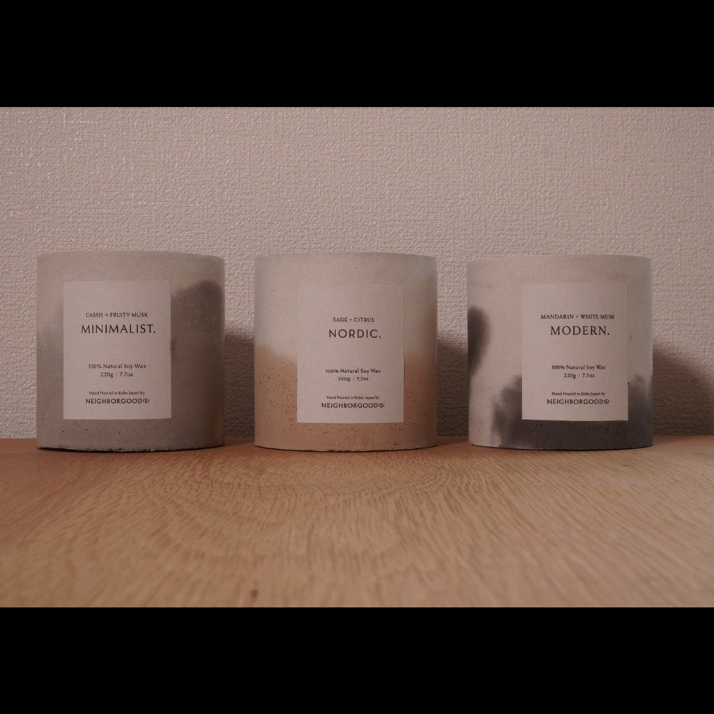 [Classic Candle] MINIMALIST Cassis + Fruity Musk