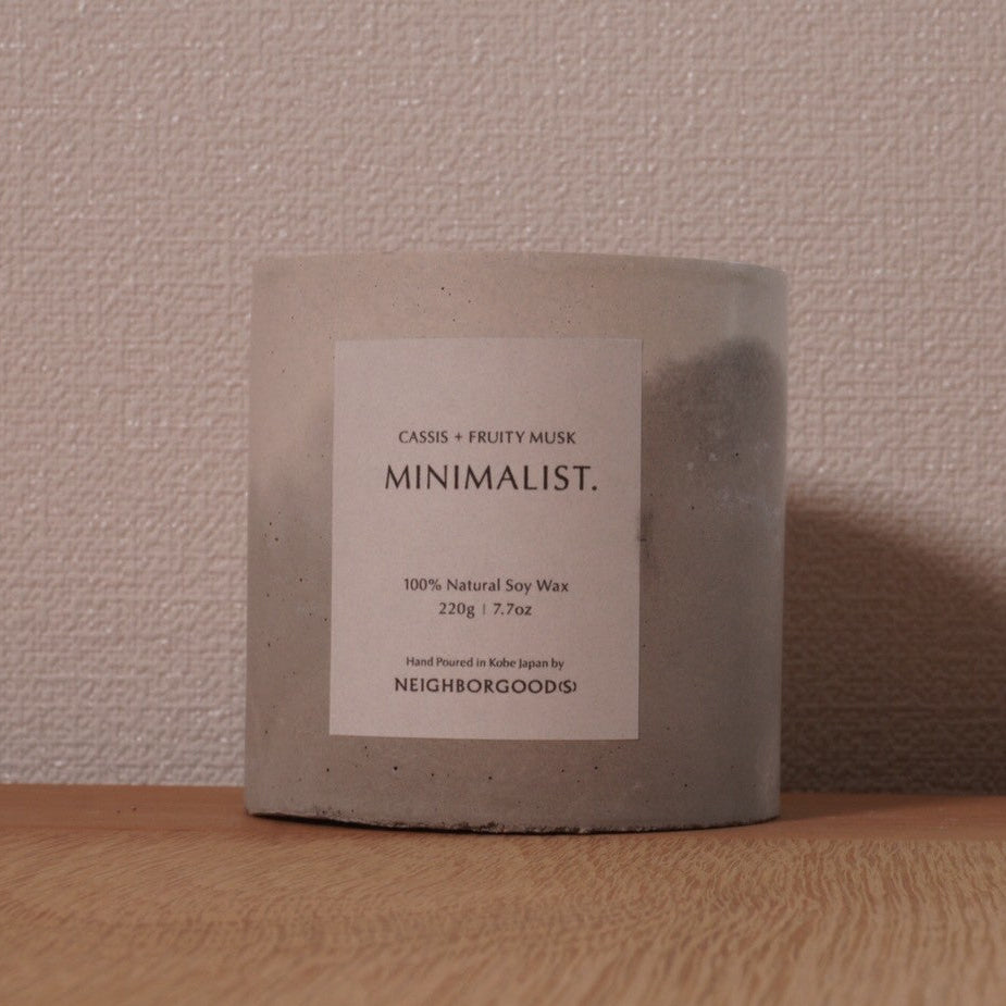 [Classic Candle] MINIMALIST Cassis + Fruity Musk